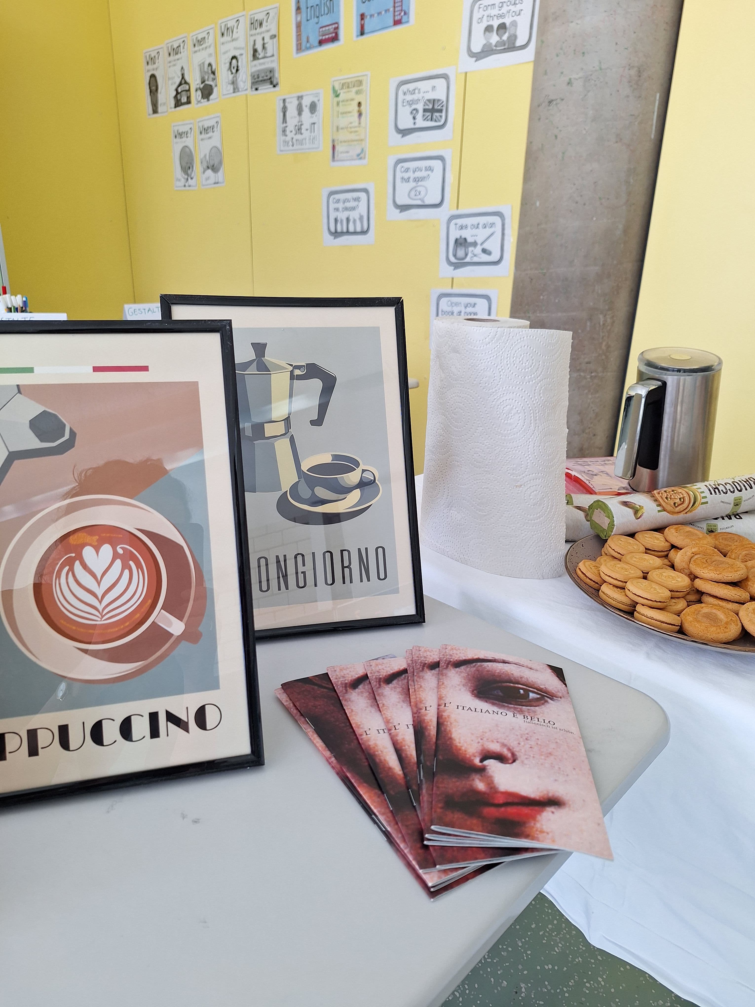 Bar italiano während des Tags der offenen Tür