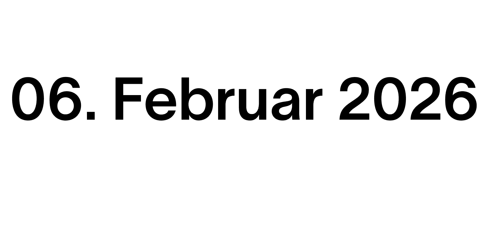 06. Februar 2026