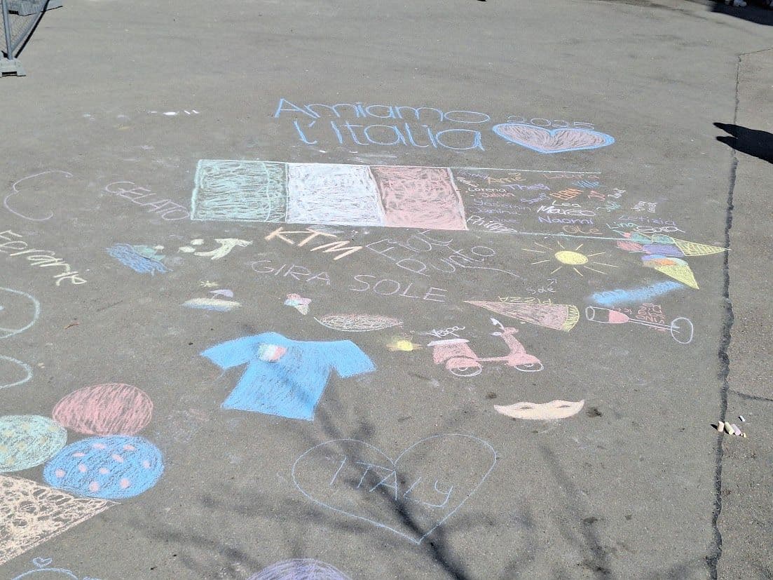 Straßengemälde Thema Italien