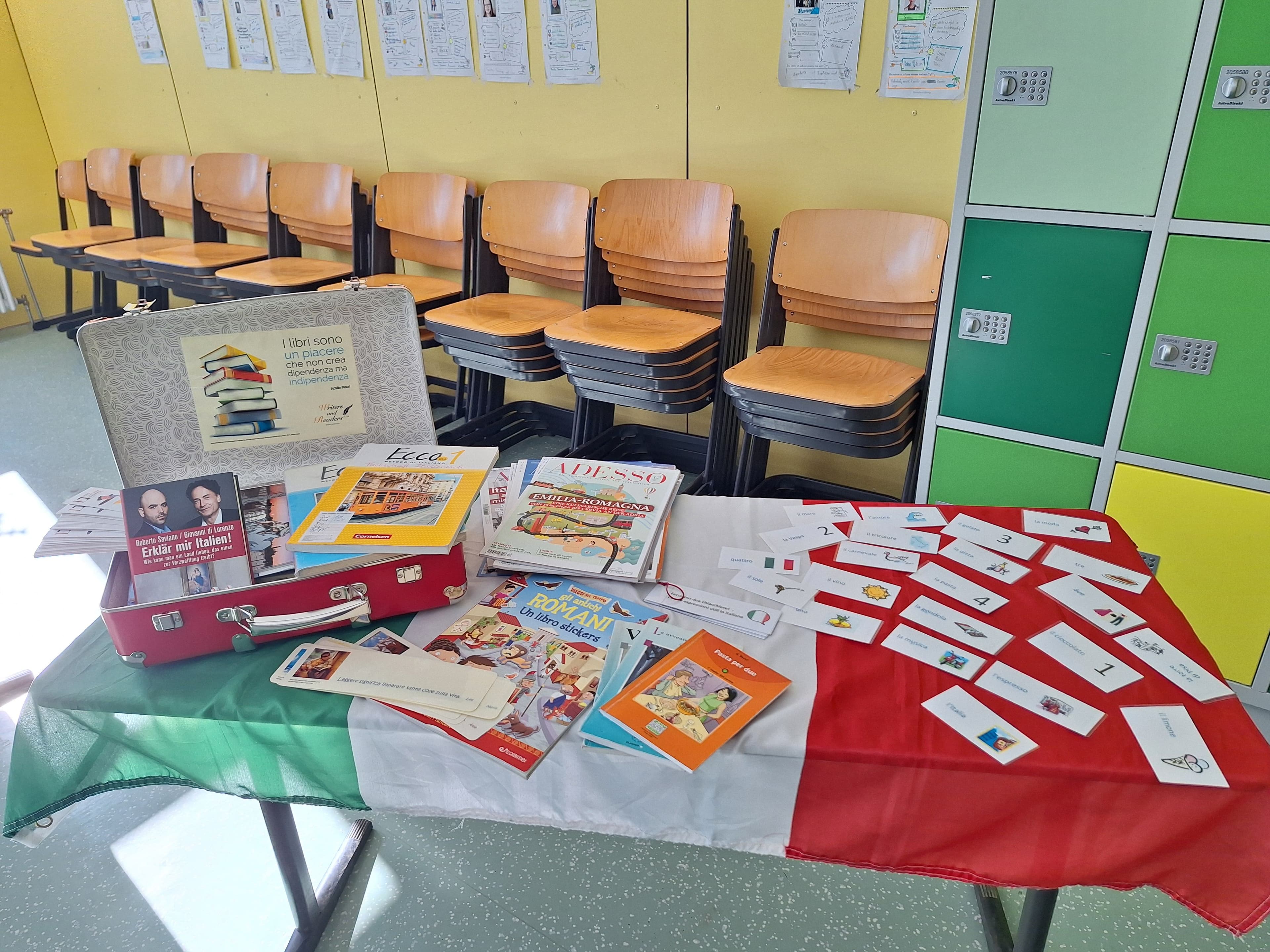 Büchertisch am Tag der offenen Tür